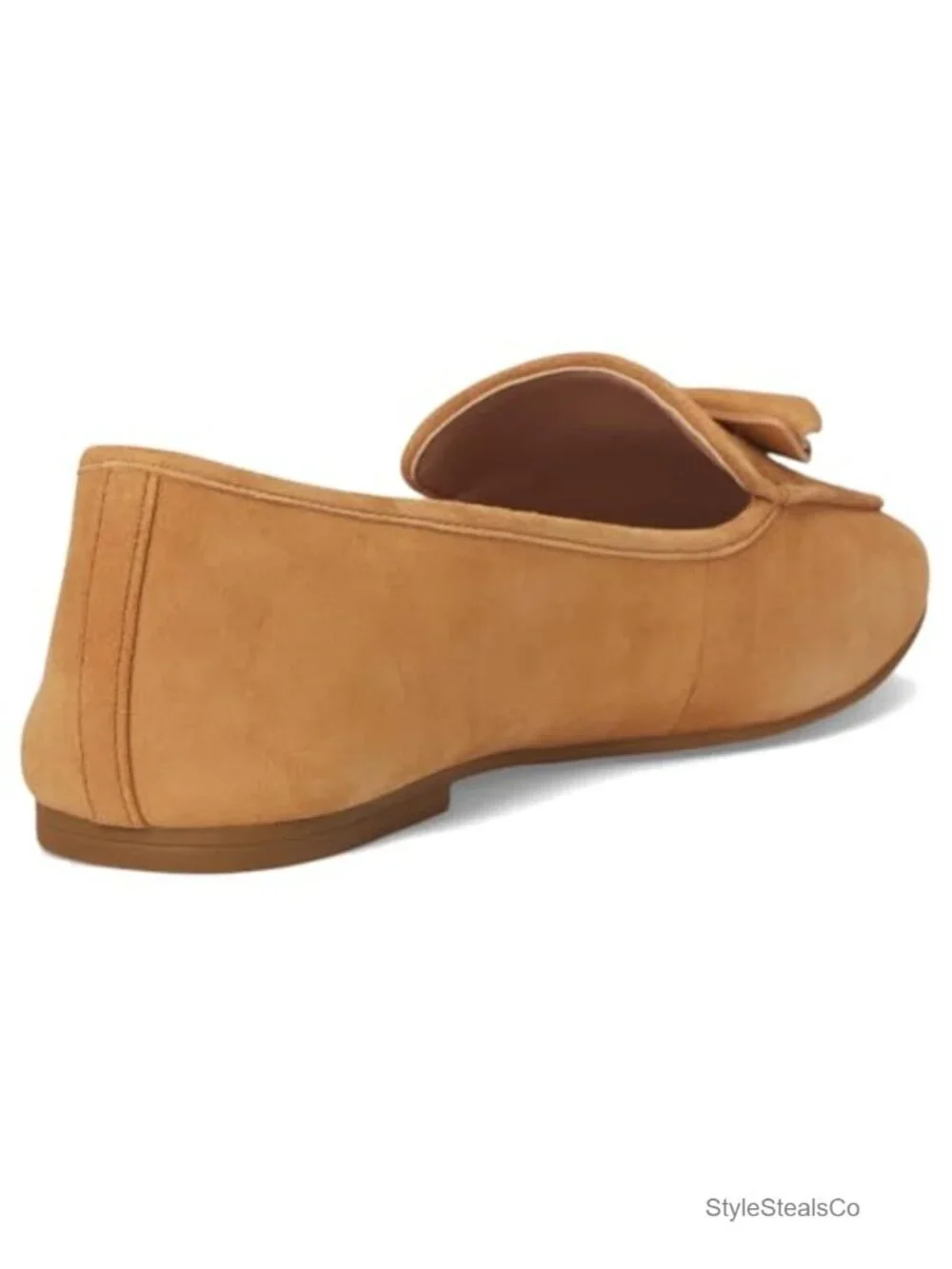 Pointed Toe Venetian Loafer with Bow Detail